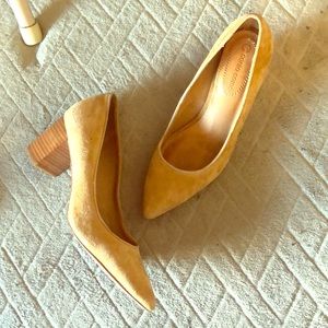 Corso Como Beige Nude Suede Pumps
